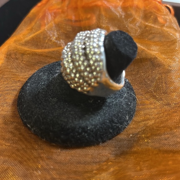 Bat-Ami Sterling Ring Signed Marked 925 Size 6-1/2 - Picture 4 of 8